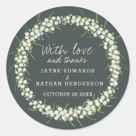 Tack för att du vill ha den här typen av blommor runt klistermärke