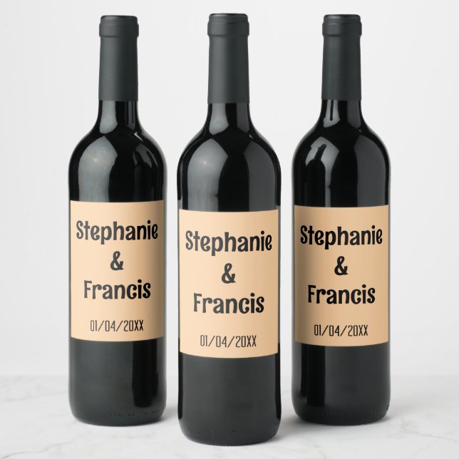 Tack för att du vinner på Winelabel. Vinflaska Etikett (Flaskor)