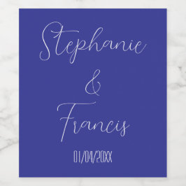 Tack för att du vinner på Winelabel. Vinflaska Etikett