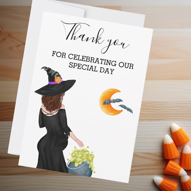 Tack för att du Witch Baby Shower Halloween (Skapare uppladdad)
