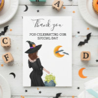 Tack för att du Witch Baby Shower Halloween