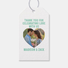 Tack För Att Fira Kärlek FOTO  Presentetikett