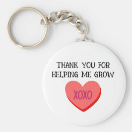 Tack för att hjälpa mig att utveckla lärare nyckelring
