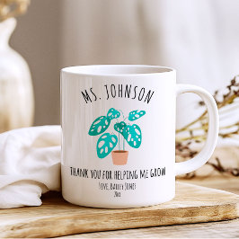 Tack för att hjälpa mig att växa kaffemugg