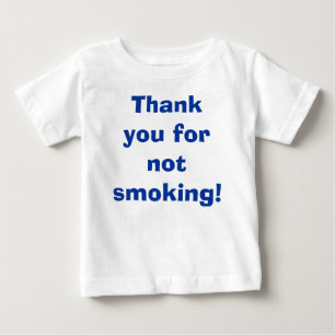 Tack för att inte röka t shirt