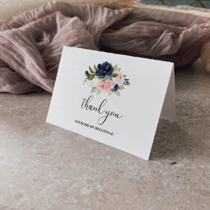 Tack för att jag är mitt Bridesmaid Bröllop-kort Kort