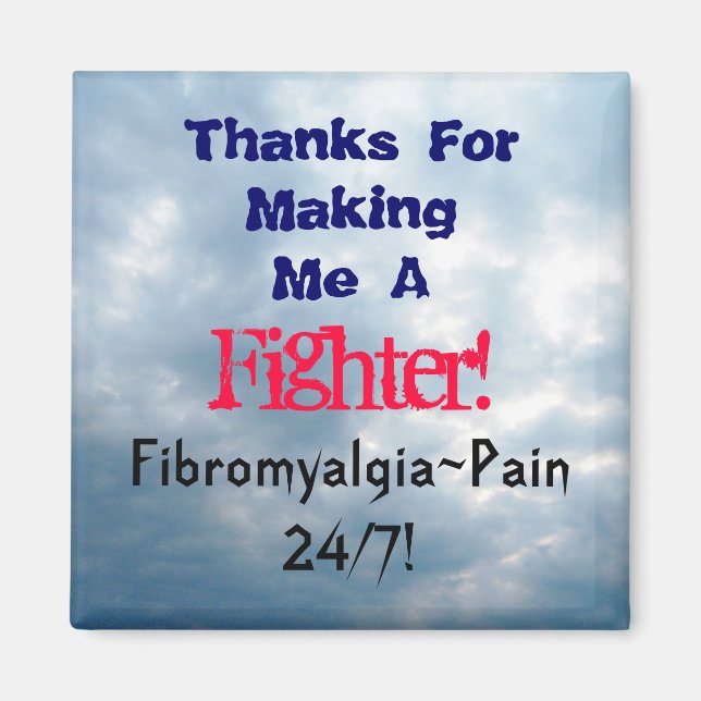 Tack för att jag blev A, Fighter! Magnet (Framsidan)