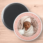 Tack för att jag kommer till min baptism Modern Ph Magnet<br><div class="desc">Den här enkla och klassiska designen består av serif-typografi och lägger till ett anpassningsbar-foto. Tack för att du kom till heligan Baptism.</div>