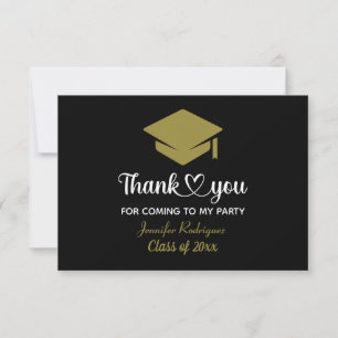 Tack för att jag kommer till Studentmössan Party Kort