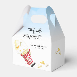 Tack För Att Komma Förbi Popcorn Bröllop Presentaskar