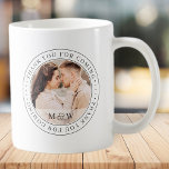 Tack för att komma till Bröllop Classic Anpassning Kaffemugg<br><div class="desc">Den här enkla och klassiska designen består av serif-typografi och lägger till ett anpassningsbar-foto. "Tack för att du kom" skriven i serif.</div>