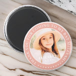 Tack för att komma till mitt Bat mitzvah foto Magnet<br><div class="desc">Den här enkla och klassiska designen består av serif-typografi och lägger till ett anpassningsbar-foto. Tack för att du kom till Bat mitzvah.</div>