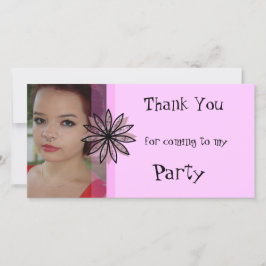 Tack för att komma till mitt Party-fotokort