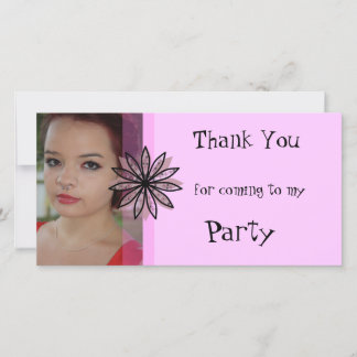 Tack för att komma till mitt Party-fotokort