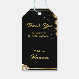 Tack för att komma till Party Presentetikett