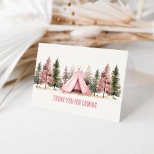 Tack för att komma till Rosa Camping Card