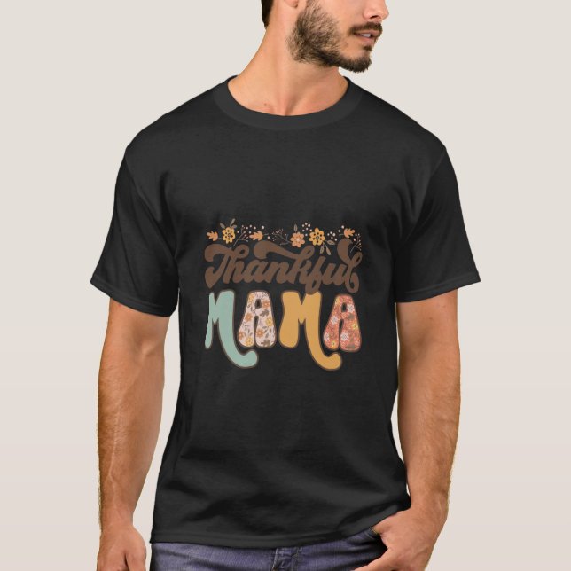 Tack för att Mamman fungerar, färglöst hösttack. T Shirt (Framsida)