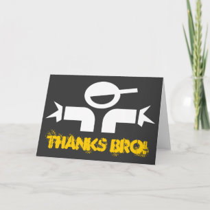 Tack för att ni sa "tack Bro" Kort