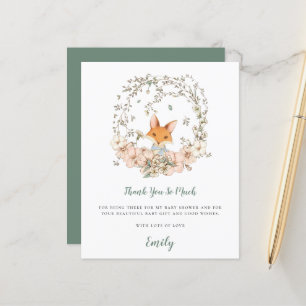 Tack för att skicka babybabyskor för budgeterad ku