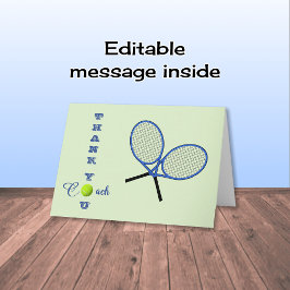 Tack för att tennisbussrackare hälsar på kortet