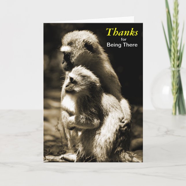 Tack för att vara där Card Kort (Framsida)