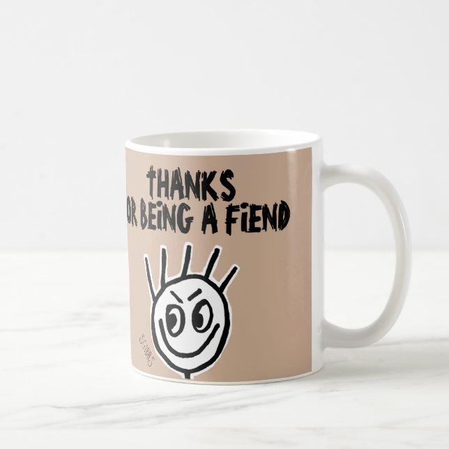 Tack för att vara en djävul, kaffemugg som är (Höger)