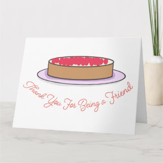 Tack för att vara en vän kort