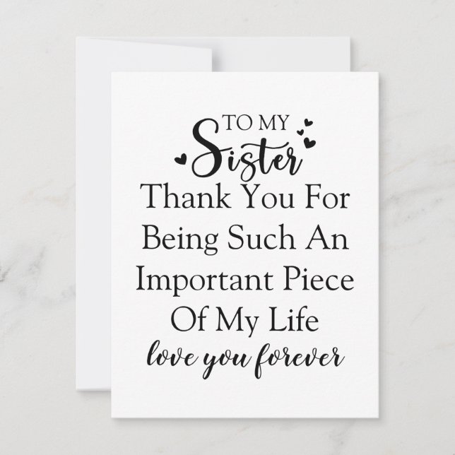 Tack för att vara i mitt liv kort (Framsida)