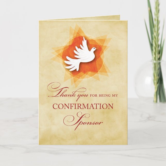 Tack för att vara min bekräftelsesponsor, Dove (Framsida)