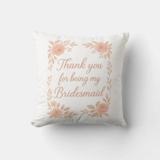 Tack för att vara min Bridesmaid-Bridesmaid Gift Kudde