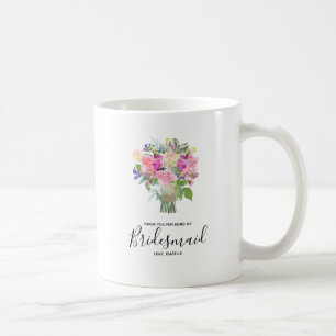 Tack för att vara min Bridesmaid-Personlig Kaffemugg