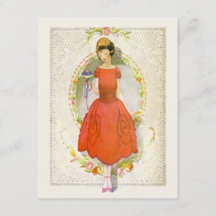 Tack för att vara min Bridesmaid-Vintage Inbjudningar