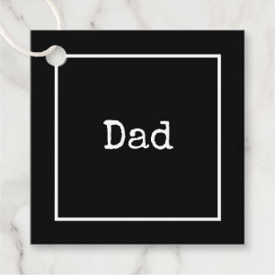 Tack för att vara min Svarta Pappa-vita Fars dag Gåvor Etiketter