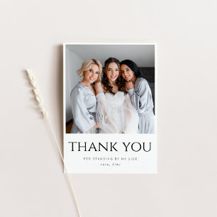 Tack för att vara mitt Bridesmaid-kort Inbjudningar