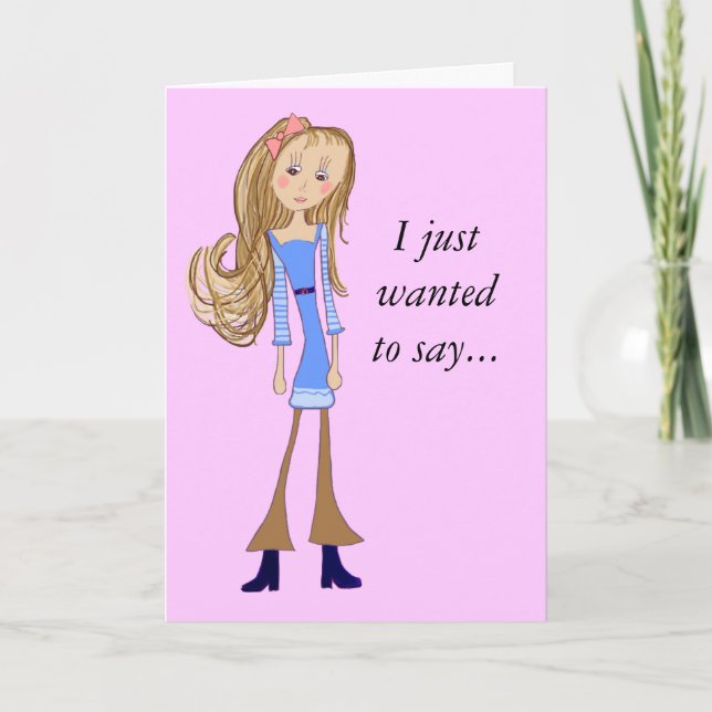 Tack för att vara mitt lärarehälsningkort kort (Framsida)