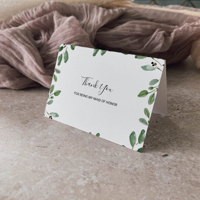 Tack för att vara mitt Maid of honor Bröllop-kort Kort (Skapare uppladdad)