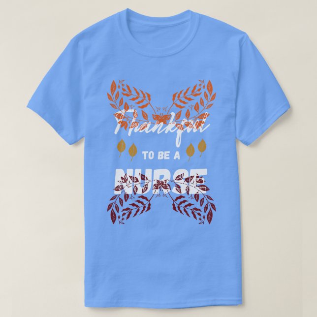 Tack för att vara sjuksköterska Thanksgiving 2 T Shirt (Design framsida)