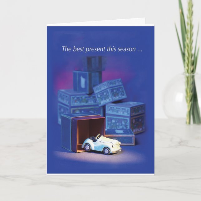 Tack för Automotive Business Car in Stack Kort (Framsida)