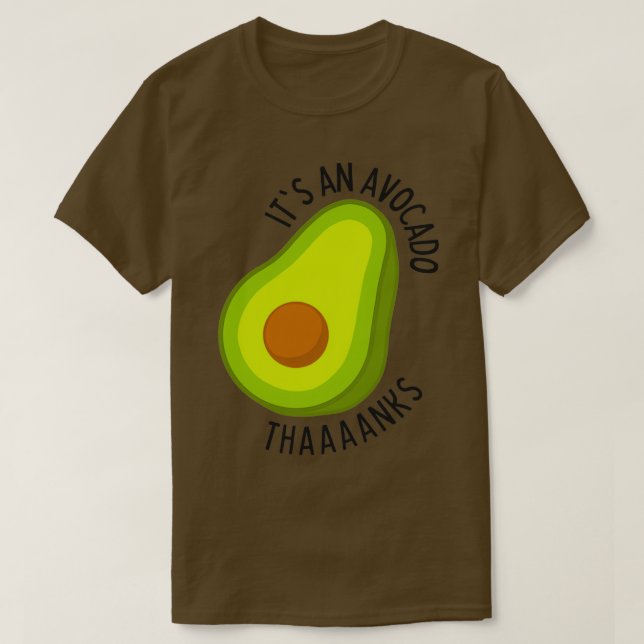 Tack för Avocado 13 T Shirt (Design framsida)