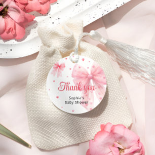 Tack för babybabbläster, gullig, gullig Valentine  Gåvor Etiketter