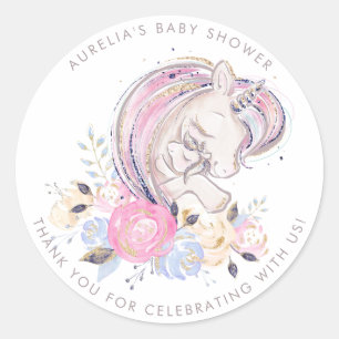 Tack för babybabykläder för Mor och Baby Runt Klistermärke