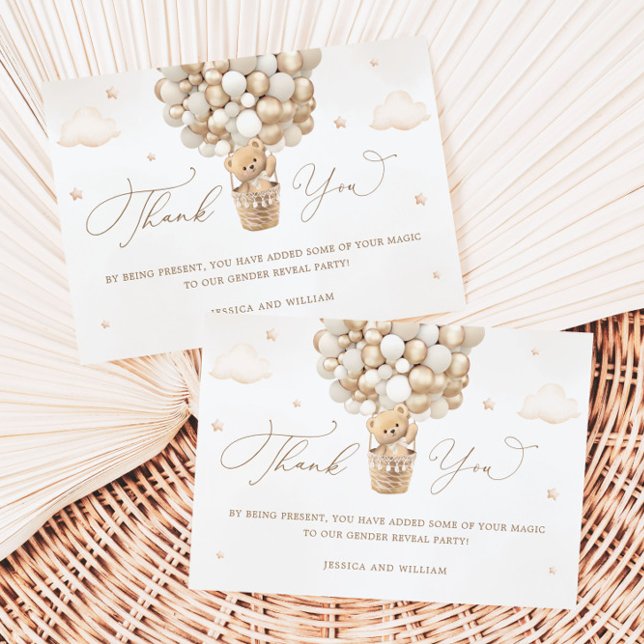 Tack för babyskor för nallens Neutralt Kort (Skapare uppladdad)