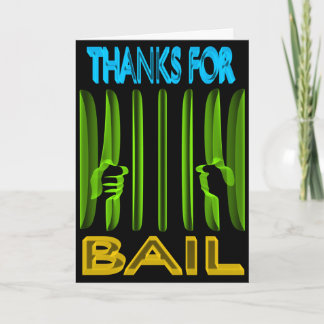 Tack för Bail Kort