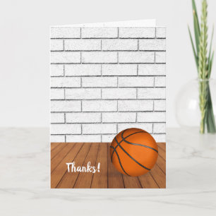 Tack för basketträningskort kort