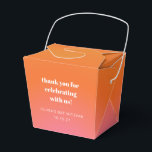 Tack för Bat mitzvah Anpassningsbar för återlinjer Presentaskar<br><div class="desc">Favoritruta för Rosa av Orange av Bat mitzvah Anpassningsbar för återföringsgradient (Egen Gradient),  Tack , </div>