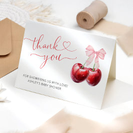 Tack för Bebisdusch för vattenfärgsfärgen Cherry B
