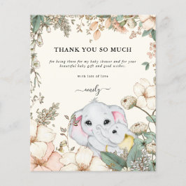 Tack för bebisstötning för budgetelefanter