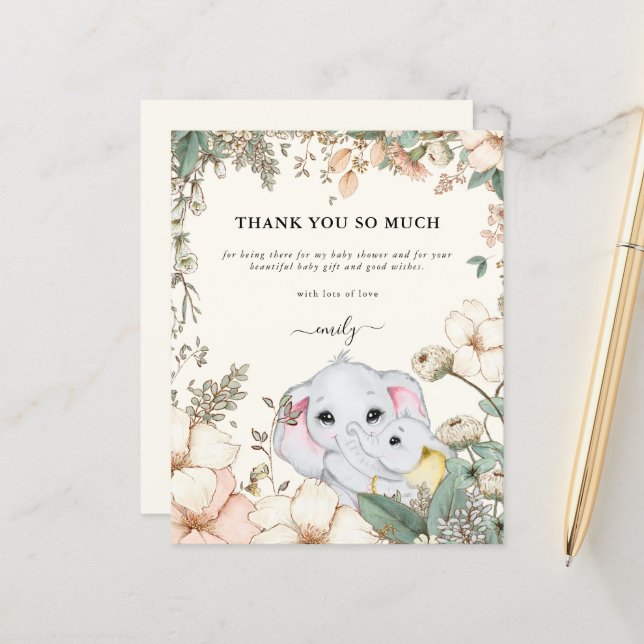 Tack för bebisstötning för budgetelefanter (Fram/Back In Situ)