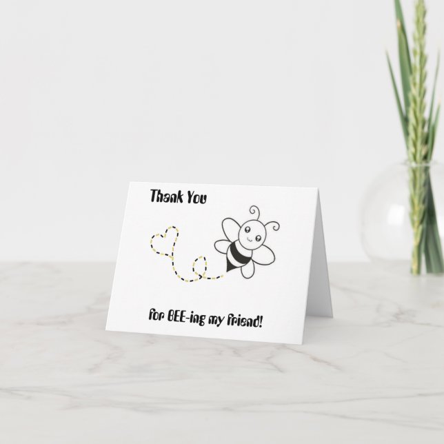 Tack för BEE-ing. (Framsida)