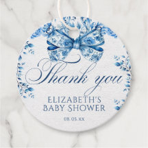 Tack för Blått Blommigt-fält